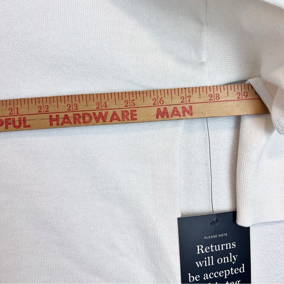 TUCKERNUCK White Clayton Long Sleeve Knit Polo Size XL/XXL Spread Collar NWT - Picture 12 of 13